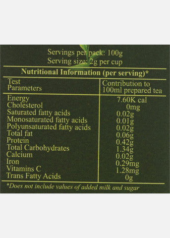 Organic Darjeeling Green Tea, Chamong  (100gm)
