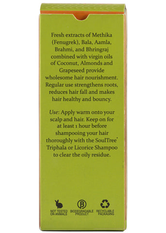 Organic Methika & Bhringraj Hair Oil, Soul Tree (120ml)