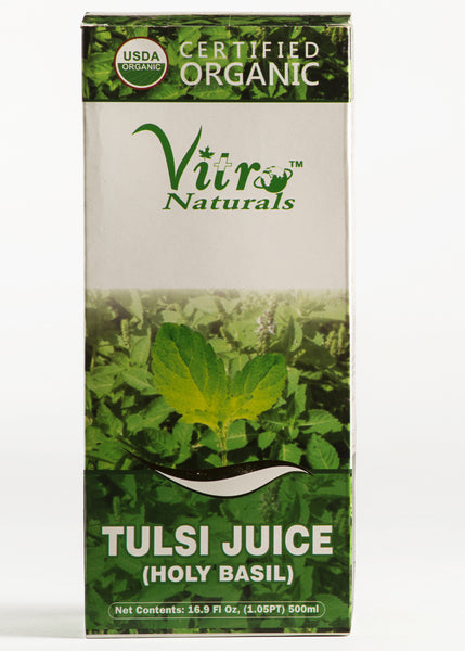 Organic Tulsi Juice, Vitro Naturals (500ml)