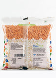 Organic Masoor Whole (Pink Lentil Without Skin), Vision Fresh (500gm)