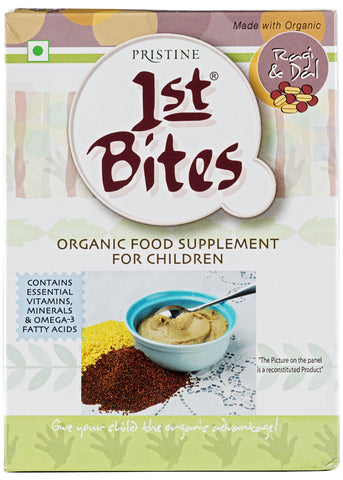 Organic 1st bites - Ragi & Dal, Pristine (300gm)