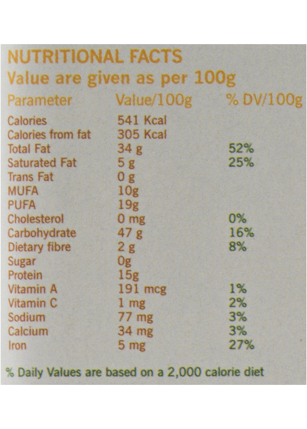Organic Active Alsi (Flax Seeds), Nourish Organics (200gm)