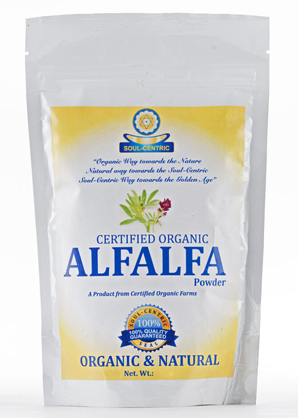 Organic Alfalfa Powder, Soul Centric (100gm)