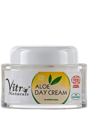 Organic Aloe Day Cream, Vitro Naturals (50gm)