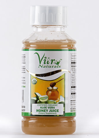 Organic Aloe Honey Juice, Vitro Naturals (500ml)