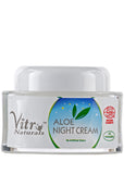 Organic Aloe Night Cream, Vitro Naturals (50gm)