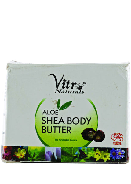 Organic Aloe Shea Body Butter, Vitro Naturals (50gm)