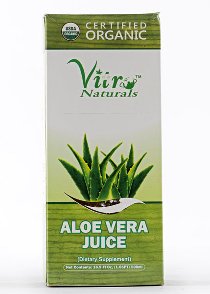 Organic Aloevera Juice, Vitro Naturals (500ml)