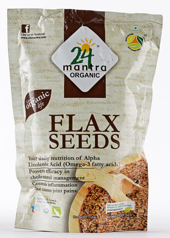 Organic Alsi (Flax Seeds), 24 Mantra (200gm)