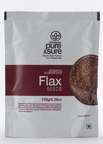 Organic Alsi (Flax Seeds), Pure & Sure (150gm)