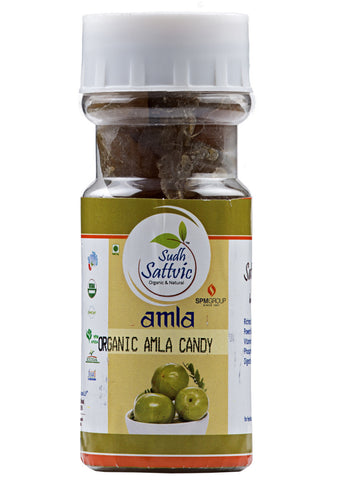 Organic Amla Candy (Gooseberry), Sudh Sattvic (120gm)