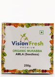 Organic Amla Murabba Seedless (Gooseberry), Vision Fresh (250gm)