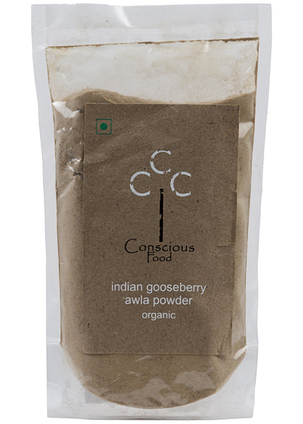 Organic Amla Powder (Gooseberry), Conscious Food (200gm)