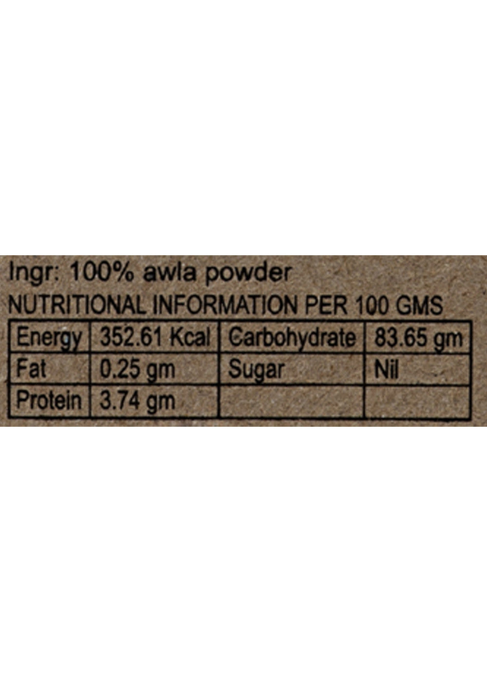 Organic Amla Powder (Gooseberry), Conscious Food (200gm)