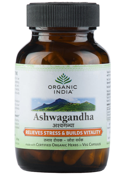 Organic Ashwagandha Capsules, Organic India (60gm)