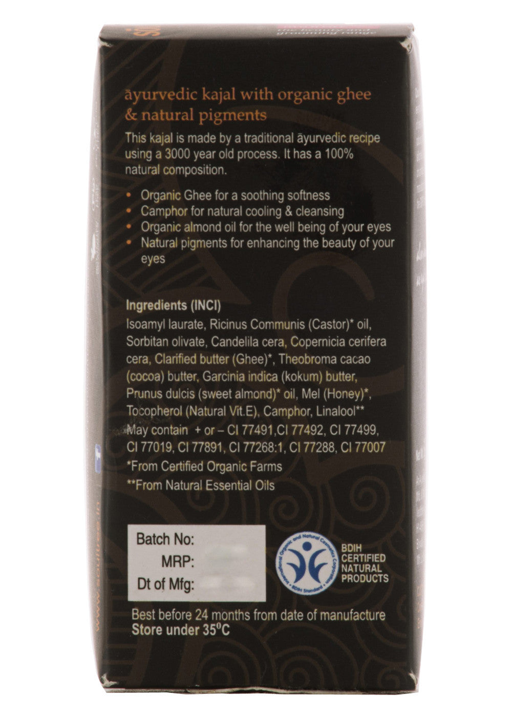 Organic Ayurvedic Kajal - Fern Green, Soul Tree (1 shade)