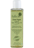 Organic Baby Oil - Green Apple, Rustic Art (100ml)