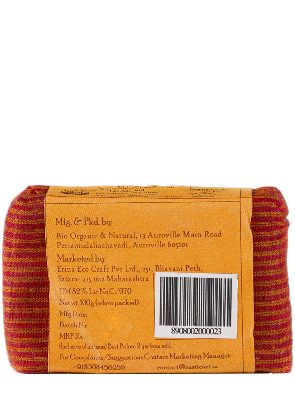 Organic Baby Soap, Rustic Art (100gm)