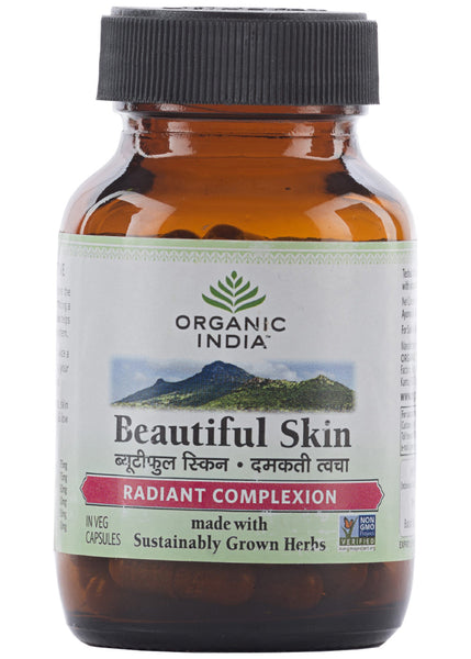 Organic Beatiful Skin Capsule, Organic India (60gm)