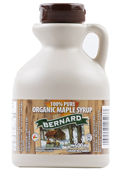 Organic Maple Syrup, Bernard (500 ml)