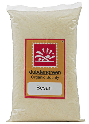 Organic Besan (Bengal Gram Flour), Dubdengreen (500gm)