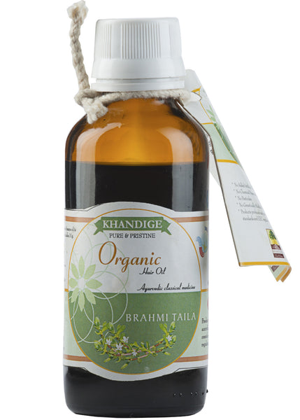 Organic Brahmi Oil, Khandige (100ml)