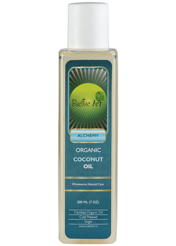 Organic Coconut Oil (Hair & Skin), Rustic Art (200ml)