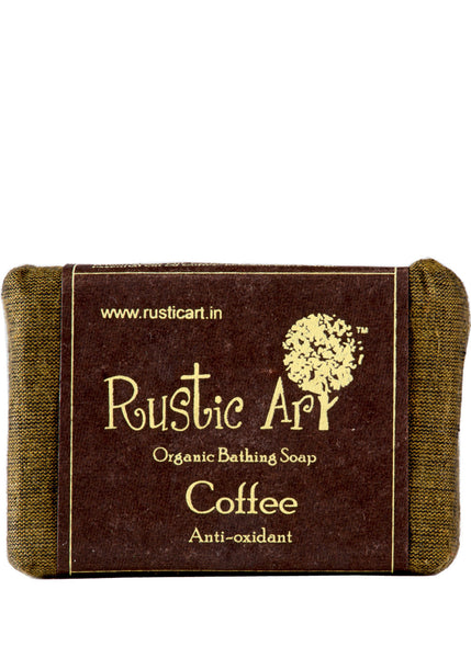 Organic Coffee Soap, Rustic Art (100gm)