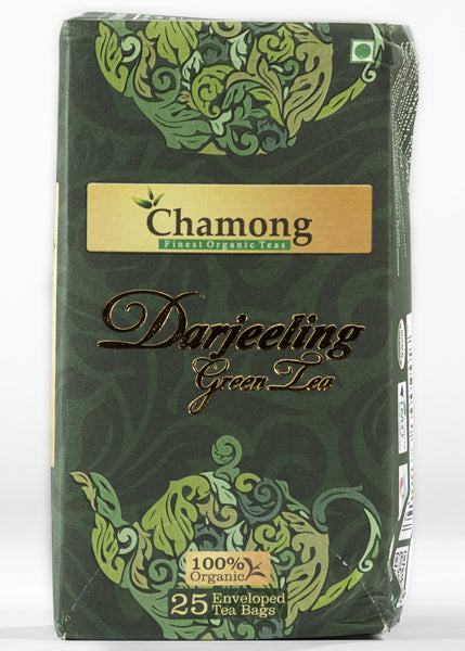 Organic Darjeeling Green Tea, Chamong  (25 teabags)