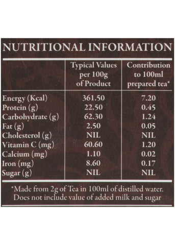 Organic Darjeeling Tea, Chamong  (25 teabags)