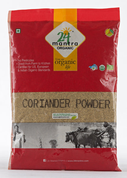 Organic Dhania Powder (Coriander), 24 Mantra (100gm)