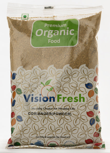 Organic Dhania Powder (Coriander), Vision Fresh (100gm)