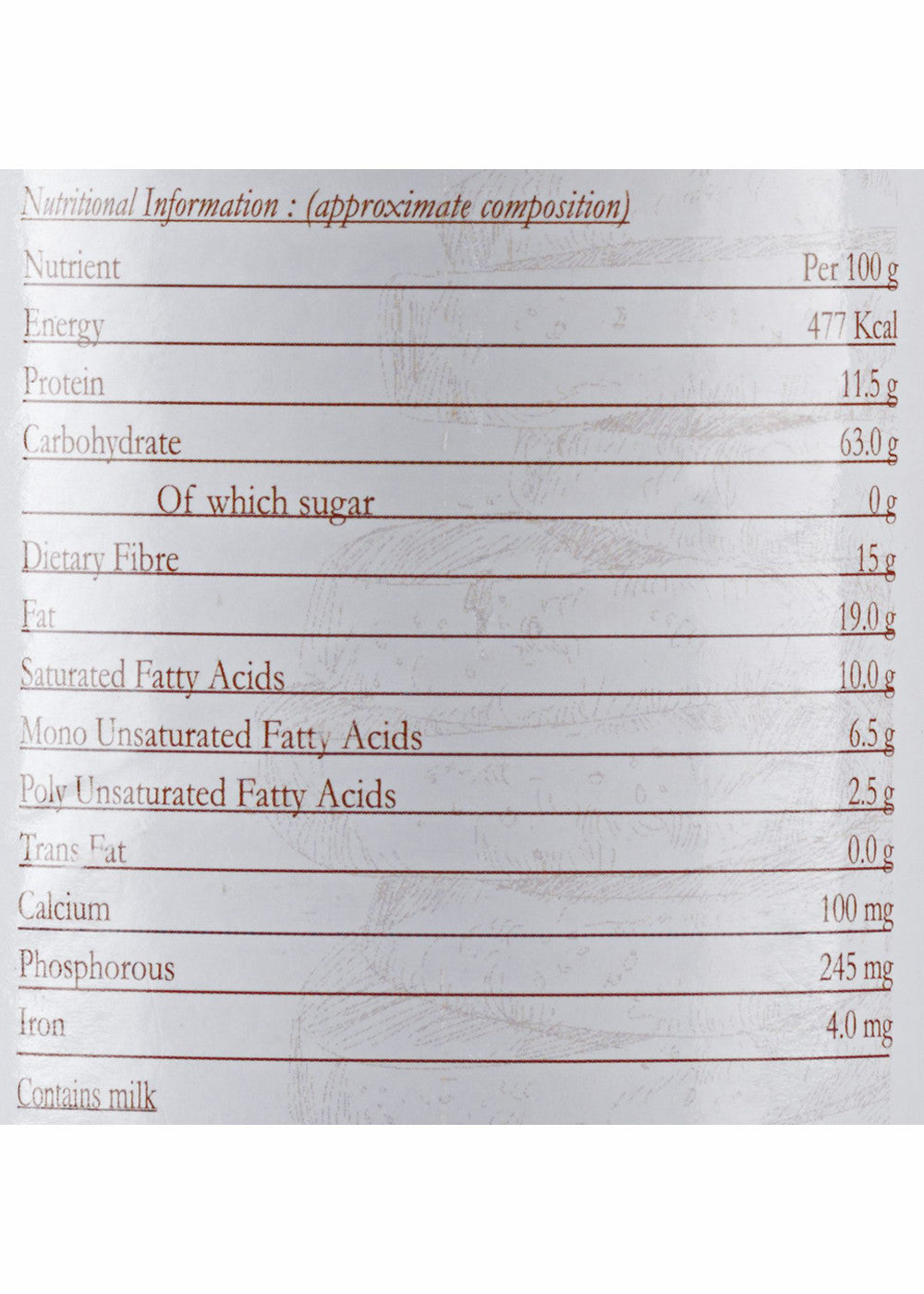 Organic Diet Cookies, Pristine (150gm)