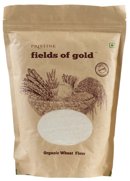 Organic Gehun Atta (Whole Wheat Flour), Pristine (1kg)