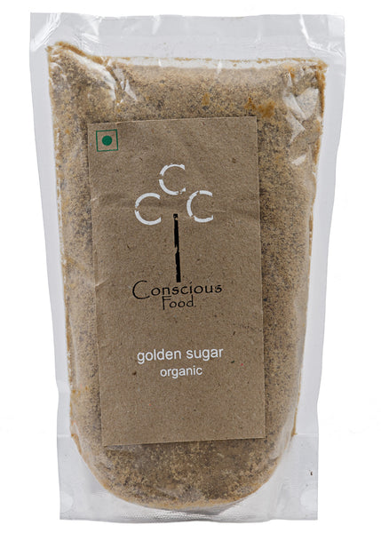 Organic Golden Sugar, Conscious Food (500gm)