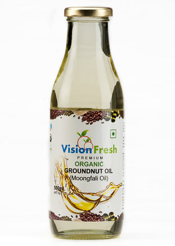 Organic Groundnut Oil, Vision Fresh (500ml)