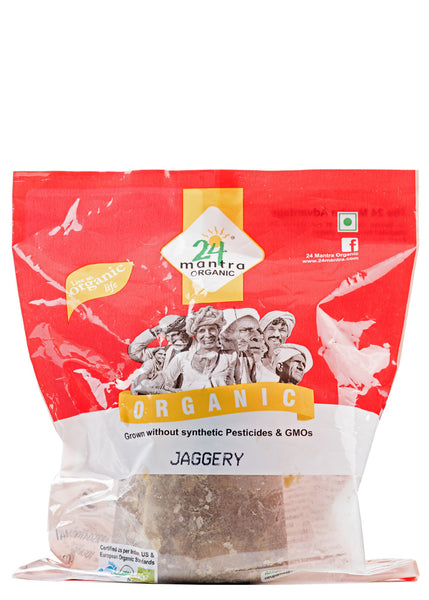 Organic Gurh (Jaggery), 24 Mantra 500gm