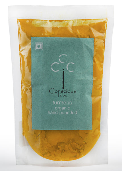 Organic Haldi Powder (Turmeric), Conscious Food (100gm)