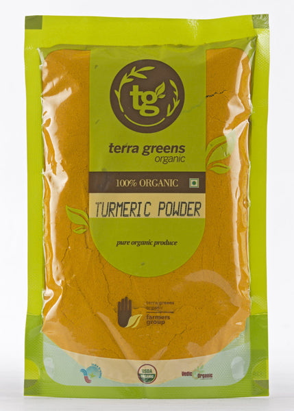 Organic Haldi Powder (Turmeric), Terra Greens (100gm)