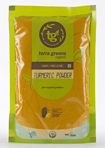 Organic Haldi Powder (Turmeric), Terra Greens (100gm)