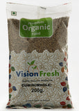 Organic Jeera Whole (Cumin), Vision Fresh (200gm)