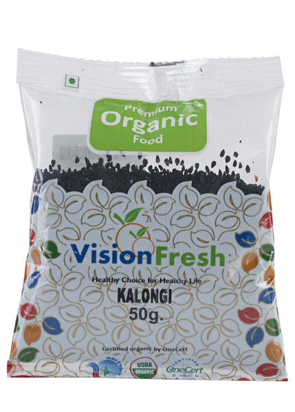 Organic Kalongi (Onion Seeds), Vision Fresh (50gm)