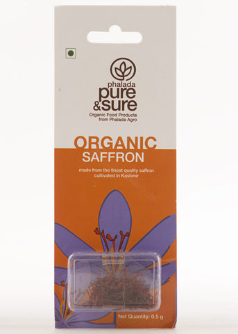 Organic Kesar (Saffron), Pure & Sure (0.5gm)