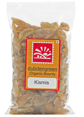 Organic Kismish (Raisins), Dubdengreen (100gm)