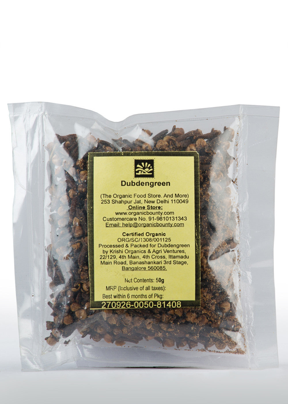 Organic Laung (Clove), Dubdengreen (50gm)