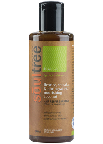 Organic Licorice Hair Repair Shampoo, Soul Tree (200ml)