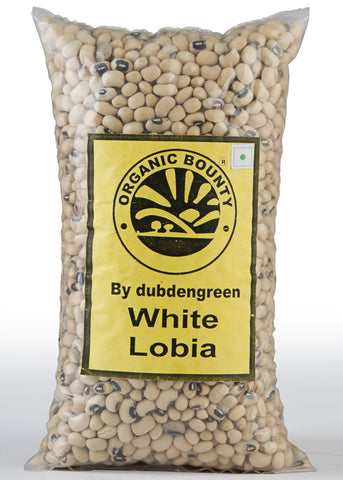 Organic Lobia (Cowpea White),  Dubdengreen (500gm)