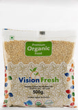 Organic Moong Dal (Split Yellow Lentil Without Skin), Vision Fresh (500gm)