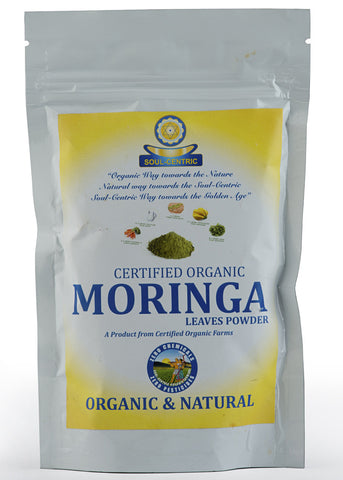 Organic Moringa Powder, Soul Centric (100gm)