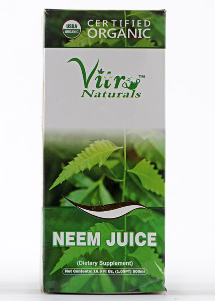 Organic Neem Juice, Vitro Naturals (500ml)